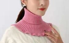 ABNEHMBARER Krageneinsatz Blusenkragen Falscher Kragen Einsteckkragen Loop Schal