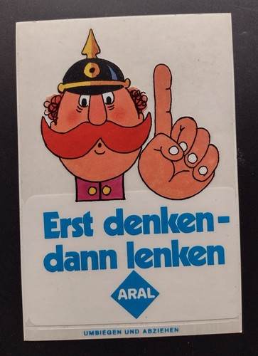 Aral aufkleber 60er - aral, –