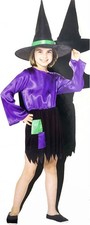 KINDER HEXENKOSTÜM & HUT