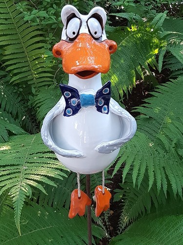Keramik gans garten terrasse - keramik,