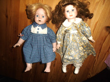 Porzellanpuppe 2x Spielpuppe