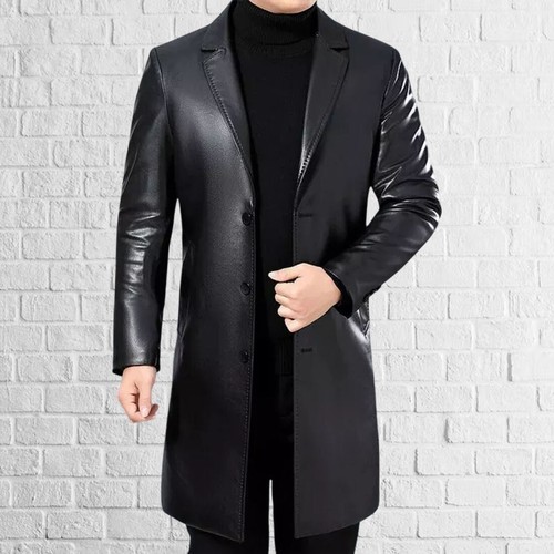 Herren echtes lammleder blaue - lammleder,
