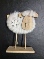 Osterdeko Dekoration Zu Ostern Huhn Holz zum aufstellen 20cm