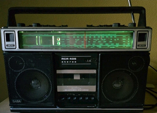 Saba rcr 405 stereo boombox - rcr,