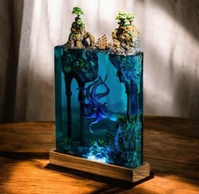 Ozean Epoxidharz Lampe –