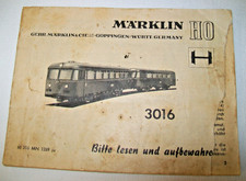 Märklin H0 3016 - Bedienungsanleitung Schienenbus VT 95