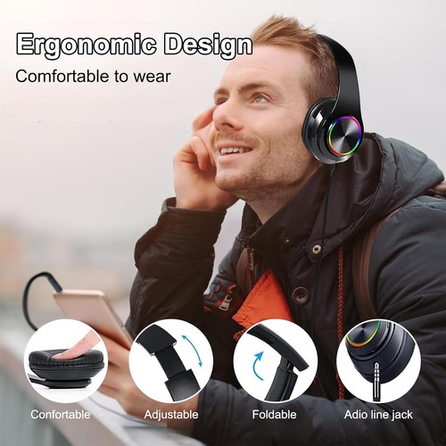 Bluetooth headphones over - headphones,