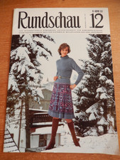 Rundschau 1975 Fachzeitschrift für internationale Damenmode- Vintage Zeitschrift