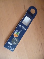 Metaxa Glasstrohhalm-Set mit
