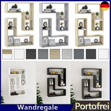 2x Wandregal Bücherregal