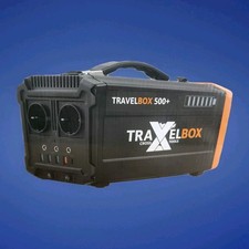 Solarspeicher TRAVELBOX 500+ Powerstation 555Wh Akku Speicher für Balkonkraftwe