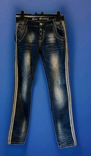 Damen Blue Monkey Jeans „Zoe“, Größe: W29/L 32, mit Seitenstreifen