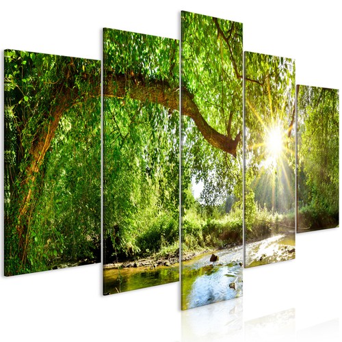 Wald landschaft natur vlies - wald,