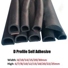 D Profil Fensterdichtung Türdichtung SELBSTKLEBEND EPDM Auto Tür Gummidichtung