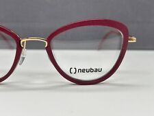 Neubau Brille Damen rot Gold Oval  Eckig Cat eye NP:299€