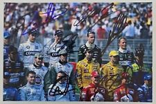 Michael Schumacher plus 8 Legenden Autogramm Signiert Original Autograph 10x15cm