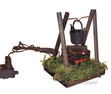 Lagerfeuer für Krippe, 3,5V Krippenbeleuchtung, Krippenzubehör, Kahlert 40690