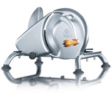 Graef Allesschneider H9 manuell Edelstahl silber 190mm Vollmetall Retro