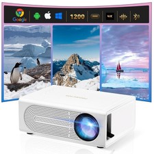 Mini Beamer Projektor 1080P Tragbar Video Heimkino für ALL Handy HDMI USB Laptop