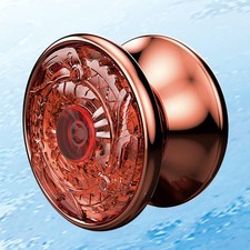 YA QI LI High Precision Metall YOYO - rot/orange Profi JoJo Freilauf Kugellag...