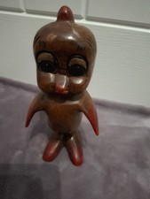 Vintage geschnitzte Holzpuppe