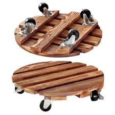 Runder Pflanzenwagen mit