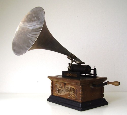 Antiker phonograph vor - antiker, 1945