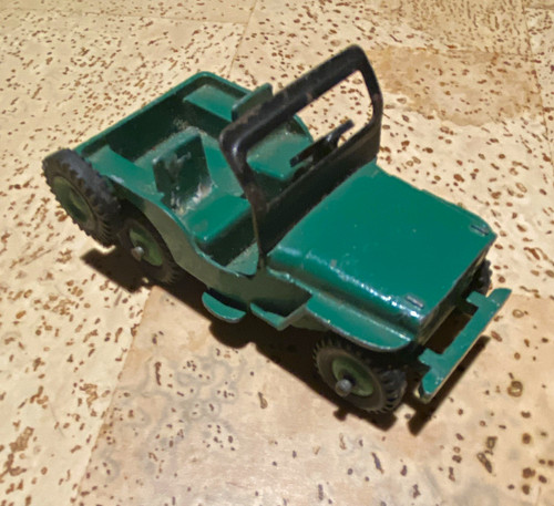Dinky jeep modellauto grün - jeep,