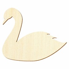 Holz Schwan - Deko Basteln