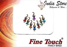 Modische bunte Bindis mit