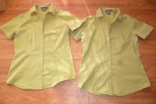 2 Kellnerblusen Gr.38 hellgrün von Jobline  Damenbluse Gastronomie Service