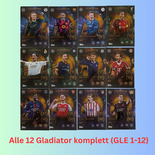 Topps MATCH ATTAX 25/26 CL 2025/2026 Komplett Alle 12 Gladiators Limited Edition