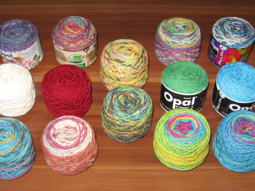 Wollpaket opal bunte - wollpaket,