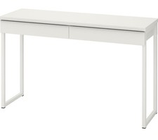 IKEA Burs Schreibtisch Hochglanz Weiss - Neuwertig