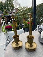 2  Große Antike Messing Leuchter aus Nachlass  ca. 45cm Hoch