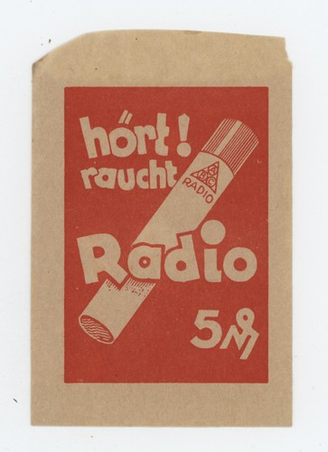 Radio zigaretten tabaktüte - radio,