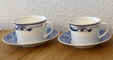 2x Hutschenreuther Kabuki Leonard zylindr. Kaffeetasse+Untertasse WIE NEU-RAR