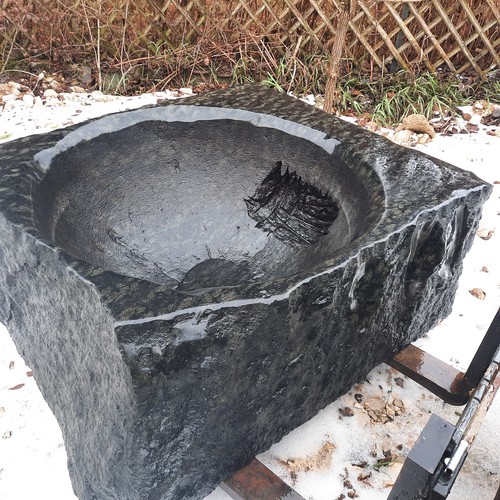 Granit block für wasserspiel - block,