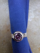 Damen Silberring 925 mit rosa