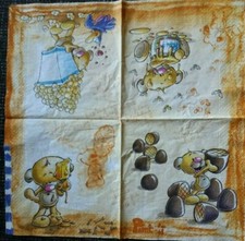 Diddl Pimboli Schokoguss Serviette Sammler Serviettentechnik Décopatch