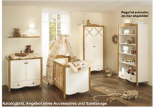 Sehr gut erhaltenes ORIGINAL PAIDI-Kinderzimmer CLAIRE, weiß gewachst / Honig