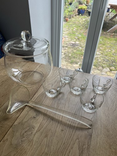 Bowle set glasur gläsern - set, 5