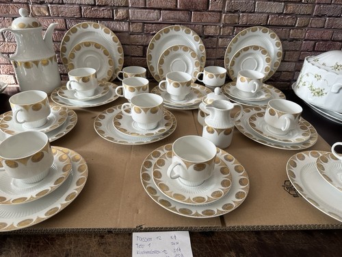 Gold kaffeeservice tasse - kaffeeservice,