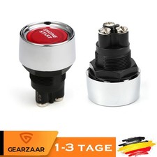 Auto Startknopf Rot 3pins Zündung Starter Druckschalter Drucktaster LED 12V 50A