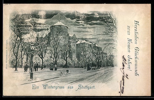Ansichtskarte stuttgart - ansichtskarte,