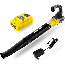 Gebraucht 20V/4Ah Akku Laubbläser Blasgerät mit 2-Stufig+Abnehmbares Rohr