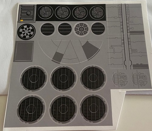 Lego star wars custom sticker - star,