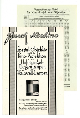 Emil busch broschüre neokino - broschüre,