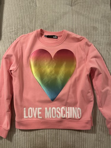Love moschino sweatshirt rosa - love,