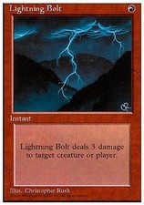 Magic/MTG Lightning Bolt 4ED-